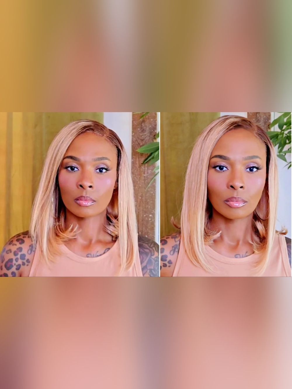 Human Hair BLONDE Wig